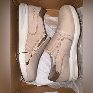 Rockport Trustride Prowalker Slip-On Beige Womens Shoes Size 6